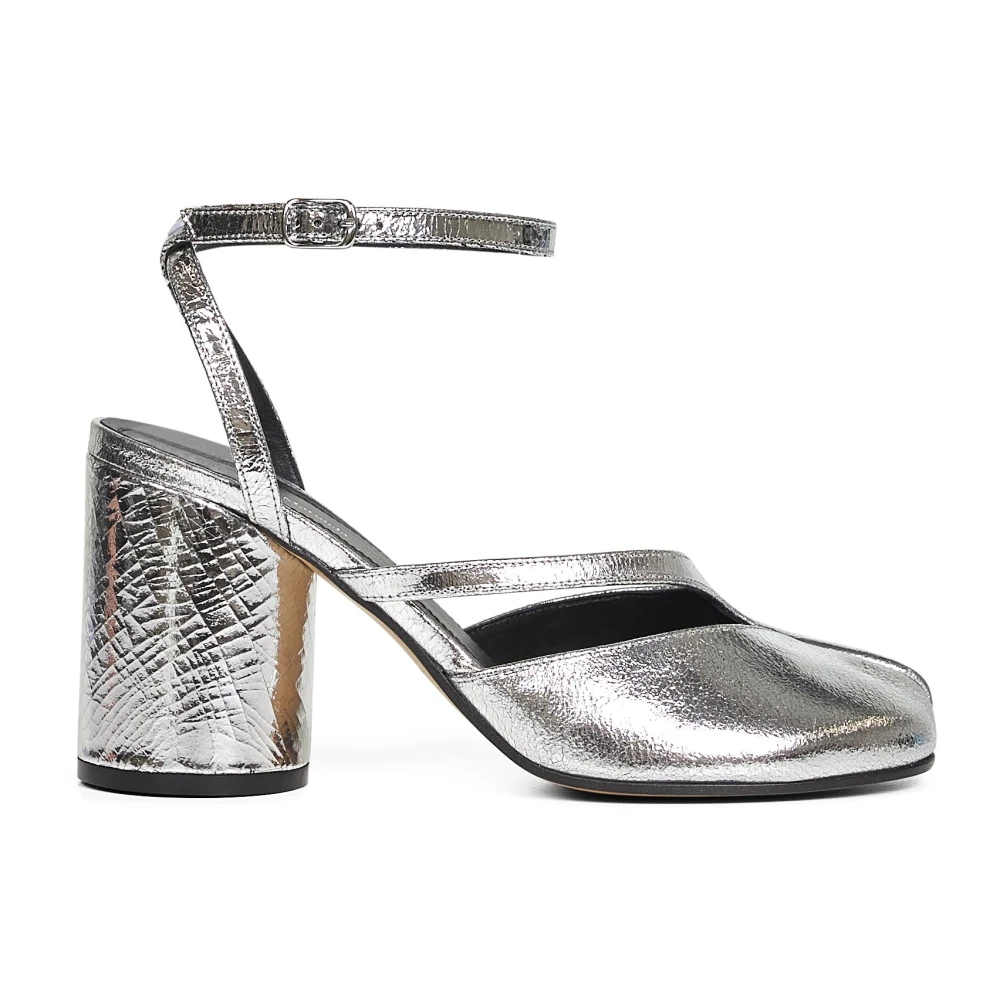 Maison Margiela Women's Gray Pumps, 5 Uk, Tabi Pump Sandals