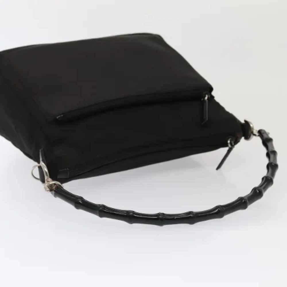 Gucci Vintage Pre-owned Nylon gucci-bags Black Dames