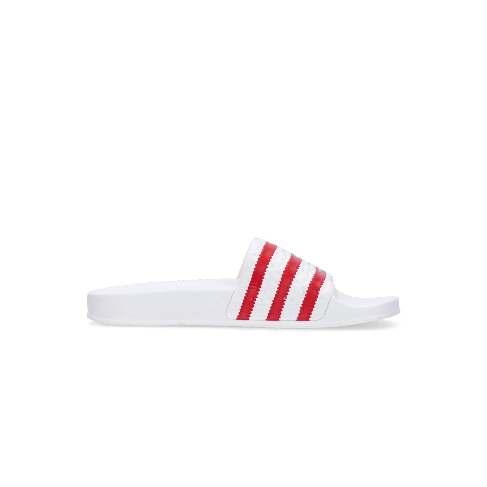 Adidas Cloud White Tofflor med Scarlet Detaljer White, Dam