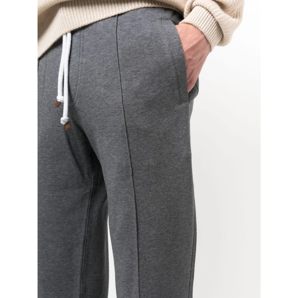 BRUNELLO CUCINELLI Lange Broek Gray Heren
