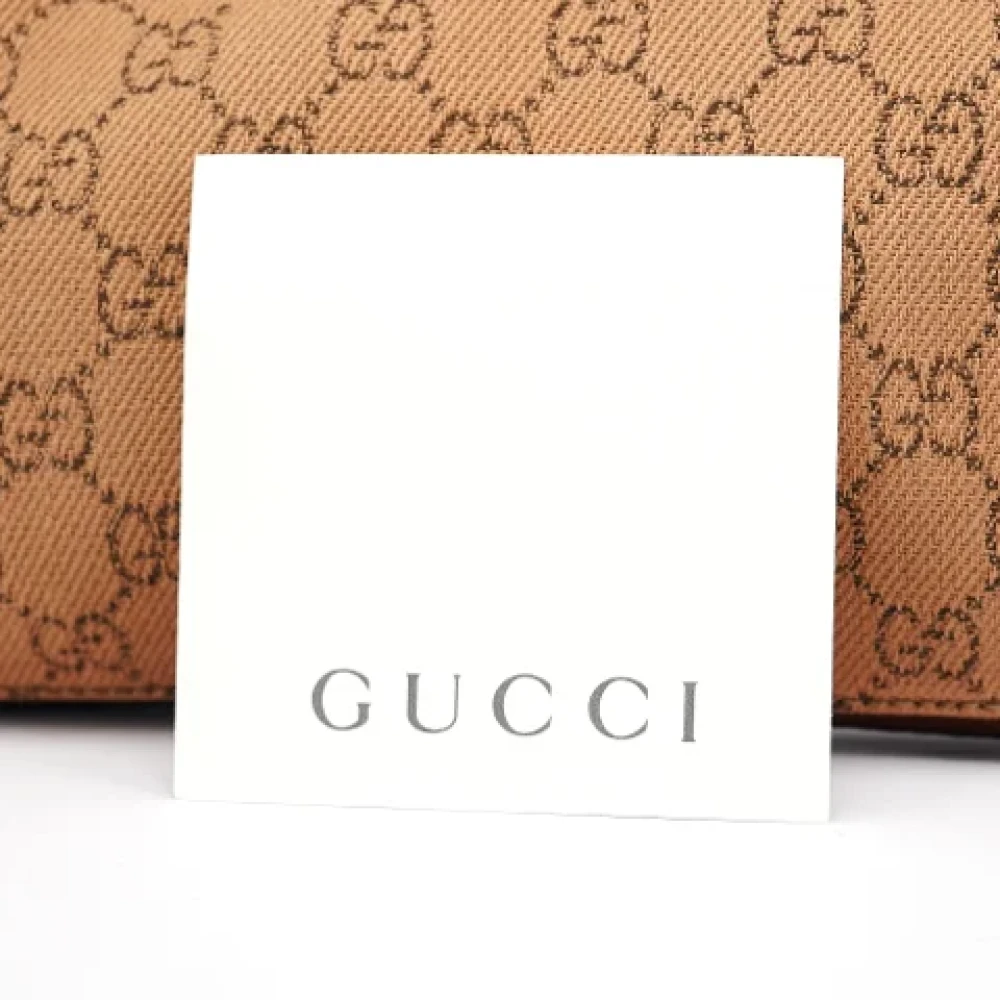 Gucci Vintage Pre-owned Leather gucci-bags Beige Dames