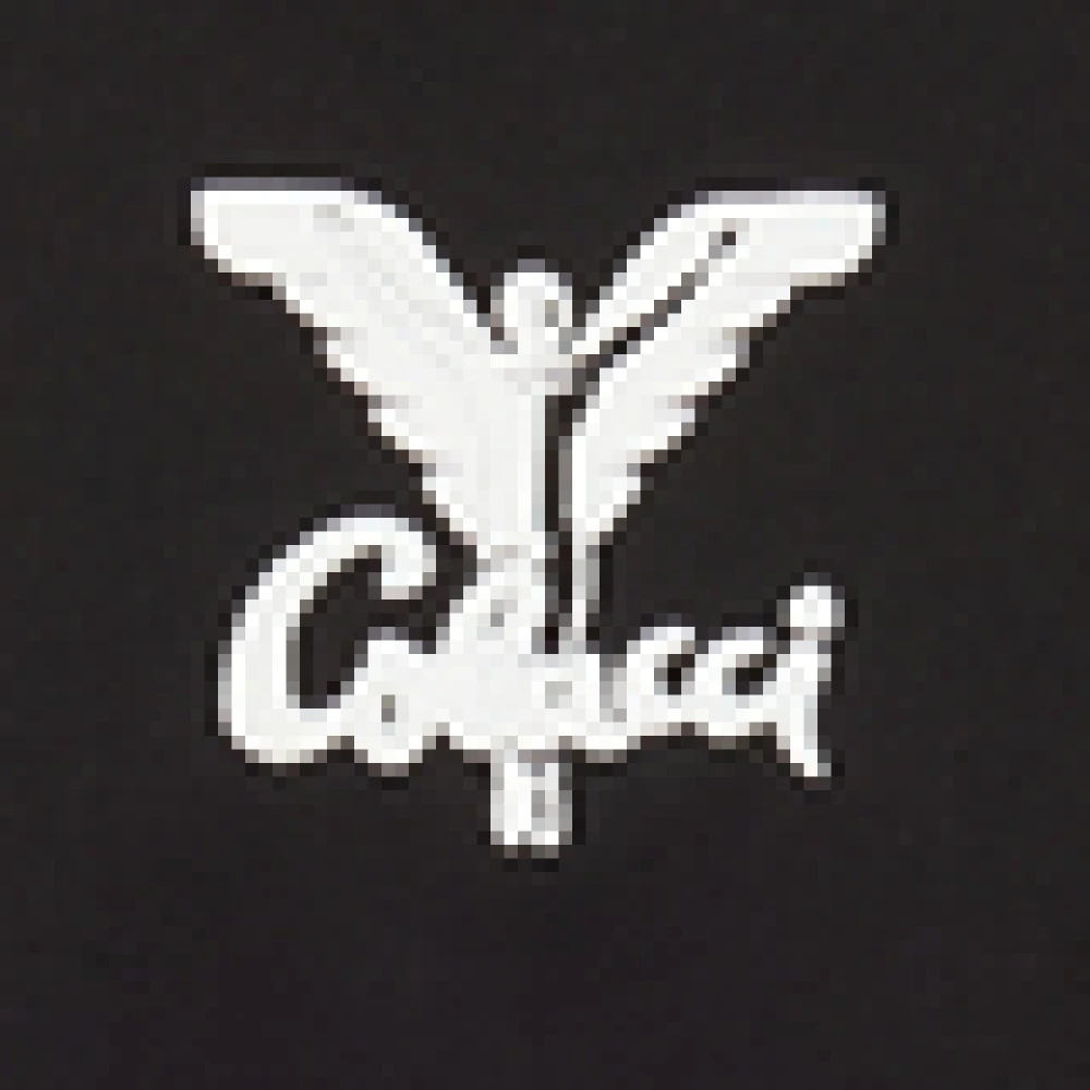 carlo colucci Oversize T-shirt Di Pauli Black Heren
