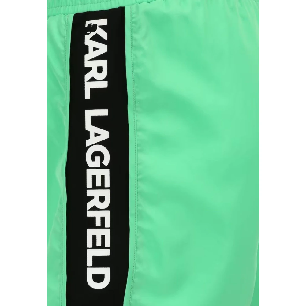 Karl Lagerfeld Tape Short Boardshorts Heren Zwemkleding Green Heren