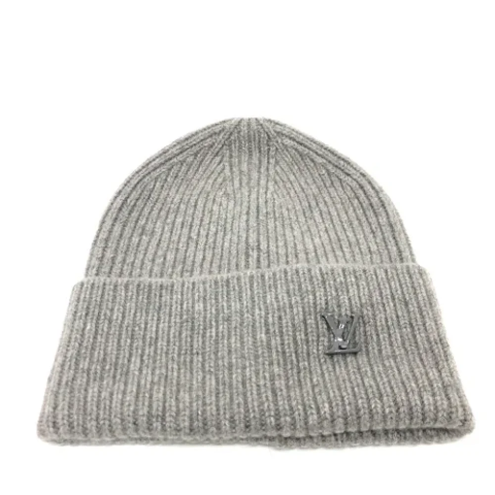 Louis Vuitton Vintage Pre-owned Fabric hats Gray Dames