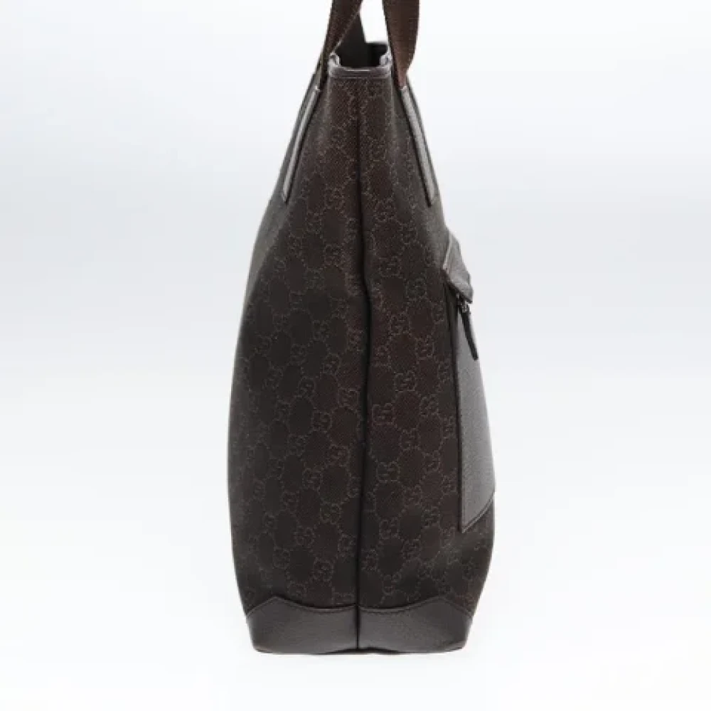 Gucci Vintage Pre-owned Canvas gucci-bags Brown Dames