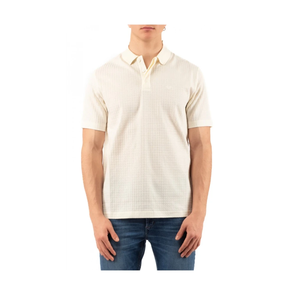 Emporio Armani Stijlvolle Polo Shirt White Heren