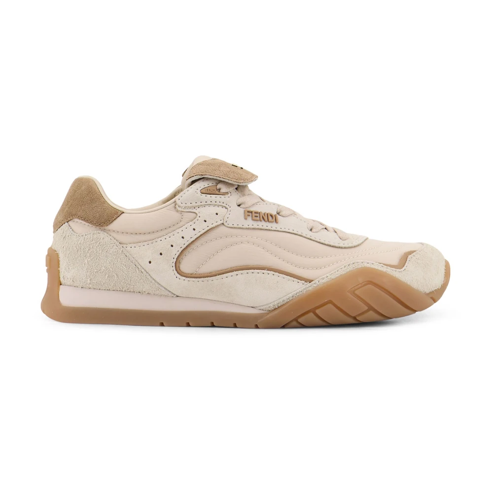 Fendi Women's Beige Wave Pulse Trainers - Sneakers - 4 Uk - Shoes