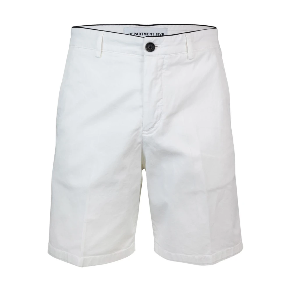 Department Five Vita Bermuda Shorts med dragkedja White, Herr