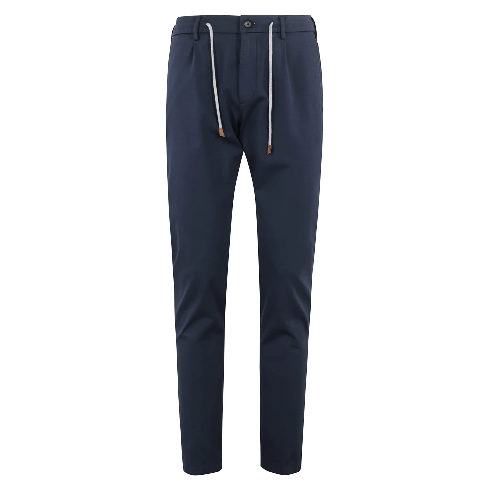 Eleventy Jogger Broek Blue Heren