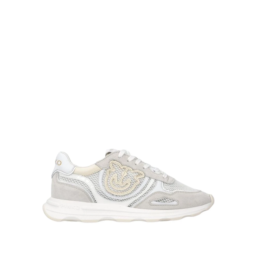 Pinko Women's White Zoe 18B Trainers - Sneakers - 7 Uk - Shoes