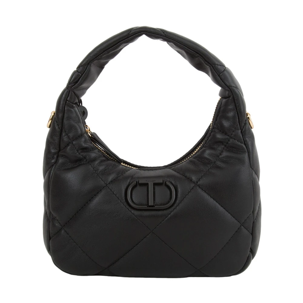 Twinset Zwarte Hobo Tas Black Dames