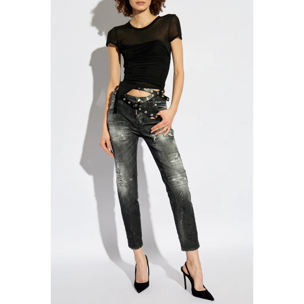 Dsquared2 Jeans Cool Girl Gray Dames