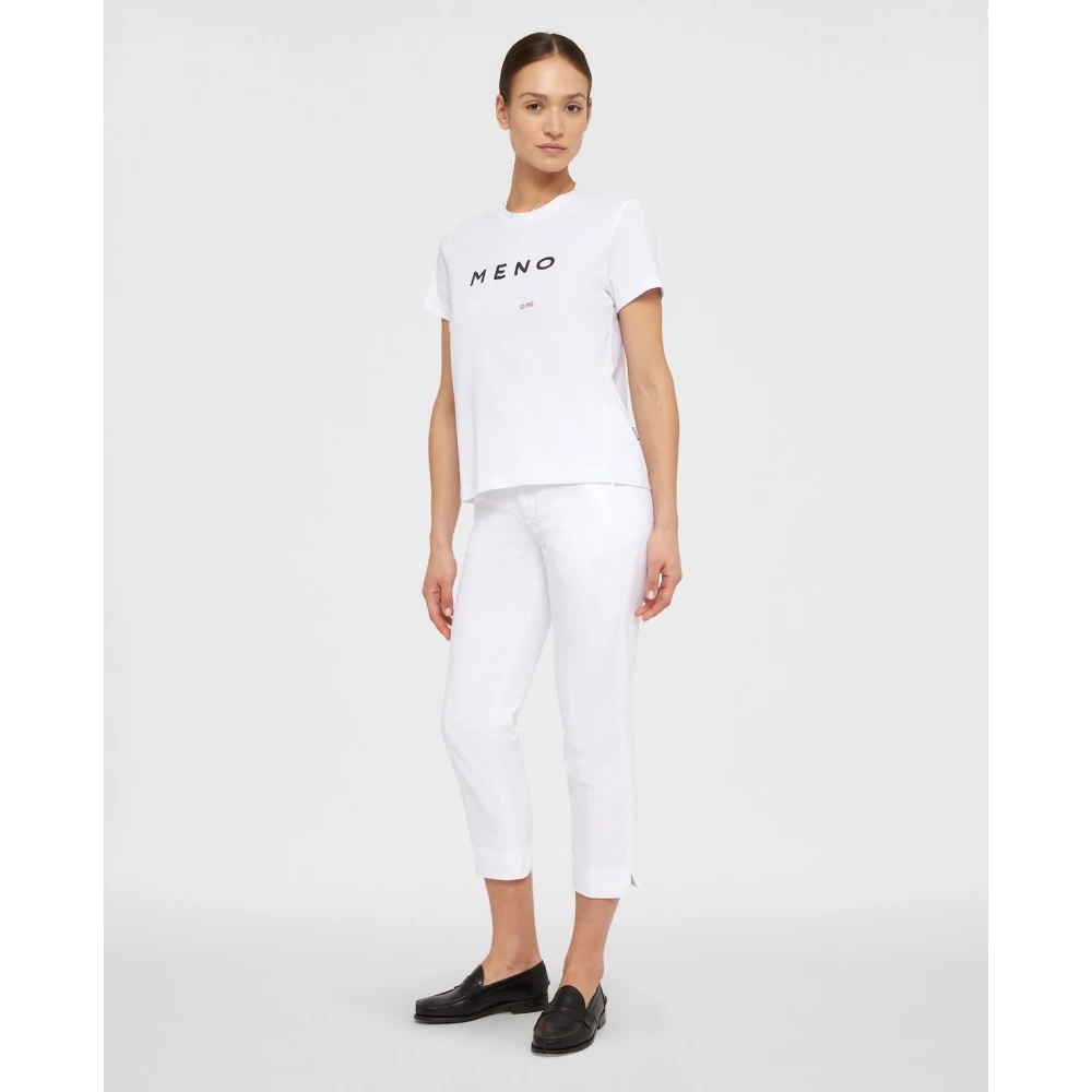 Aspesi Wit Katoenen T-shirt Meno DI PIÙ White Dames