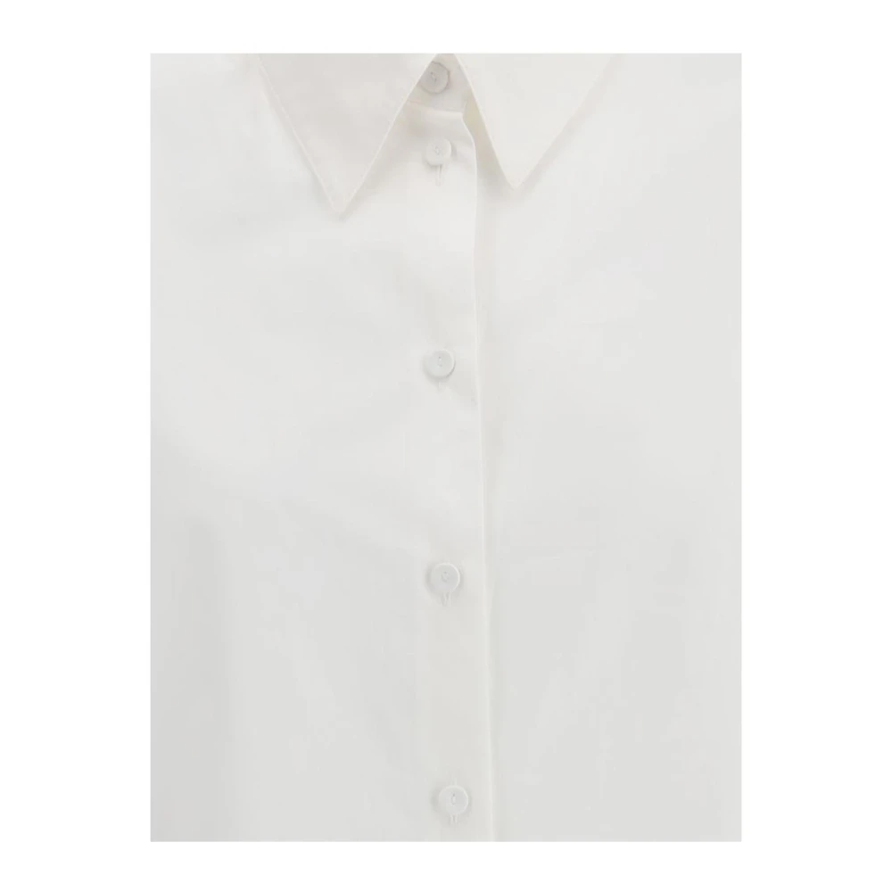 Jil Sander Klassieke Katoenen Overhemd met Verstelbare Manchetten White Dames