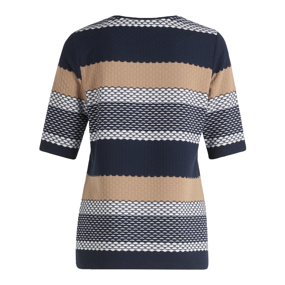 Betty Barclay Ronde hals shirt met structuur Multicolor Dames
