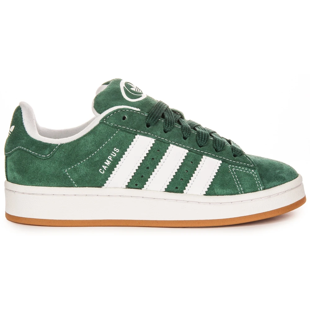 Adidas Boys Green Campus Youth Retro Trainers - Kids Sneakers - 38 2/3 Eu - Kids