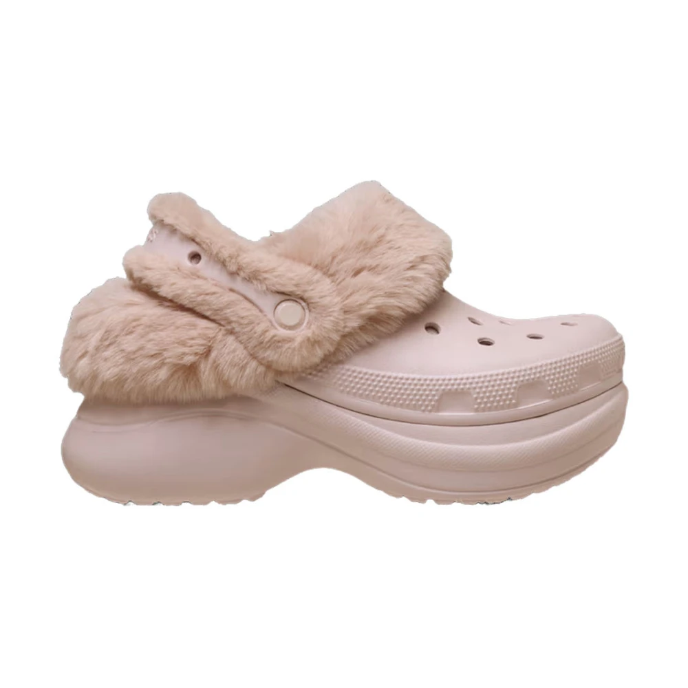 Crocs Pink Clogs, Female, 6 Uk, Bae Lined Clog