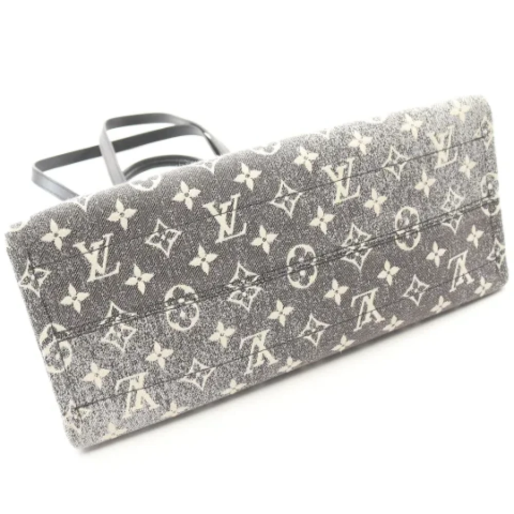 Louis Vuitton Vintage Pre-owned Denim louis-vuitton-bags Black Dames