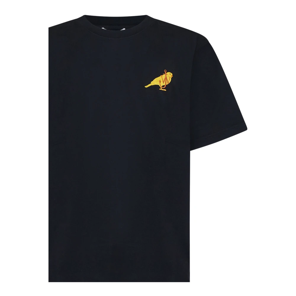 JW Anderson Zwarte T-shirts en Polos Black Heren