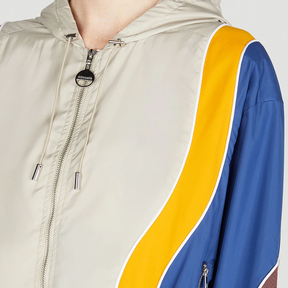 Ahluwalia Idi Hooded Track Jacket Beige Dames