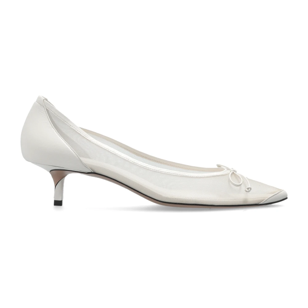 Jacquemus Women's White Pumps, 3 Uk, Tourni Heeled Shoes