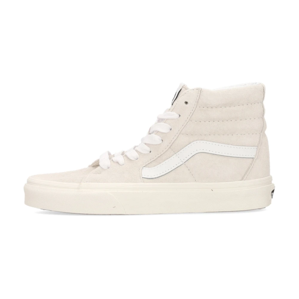 Vans Witte Suède Hoge Skate Schoenen Heren Schoenen Beige