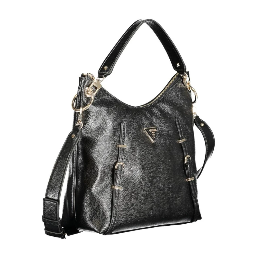 Guess Levia Handtas met Afneembare Schouderband Black Dames