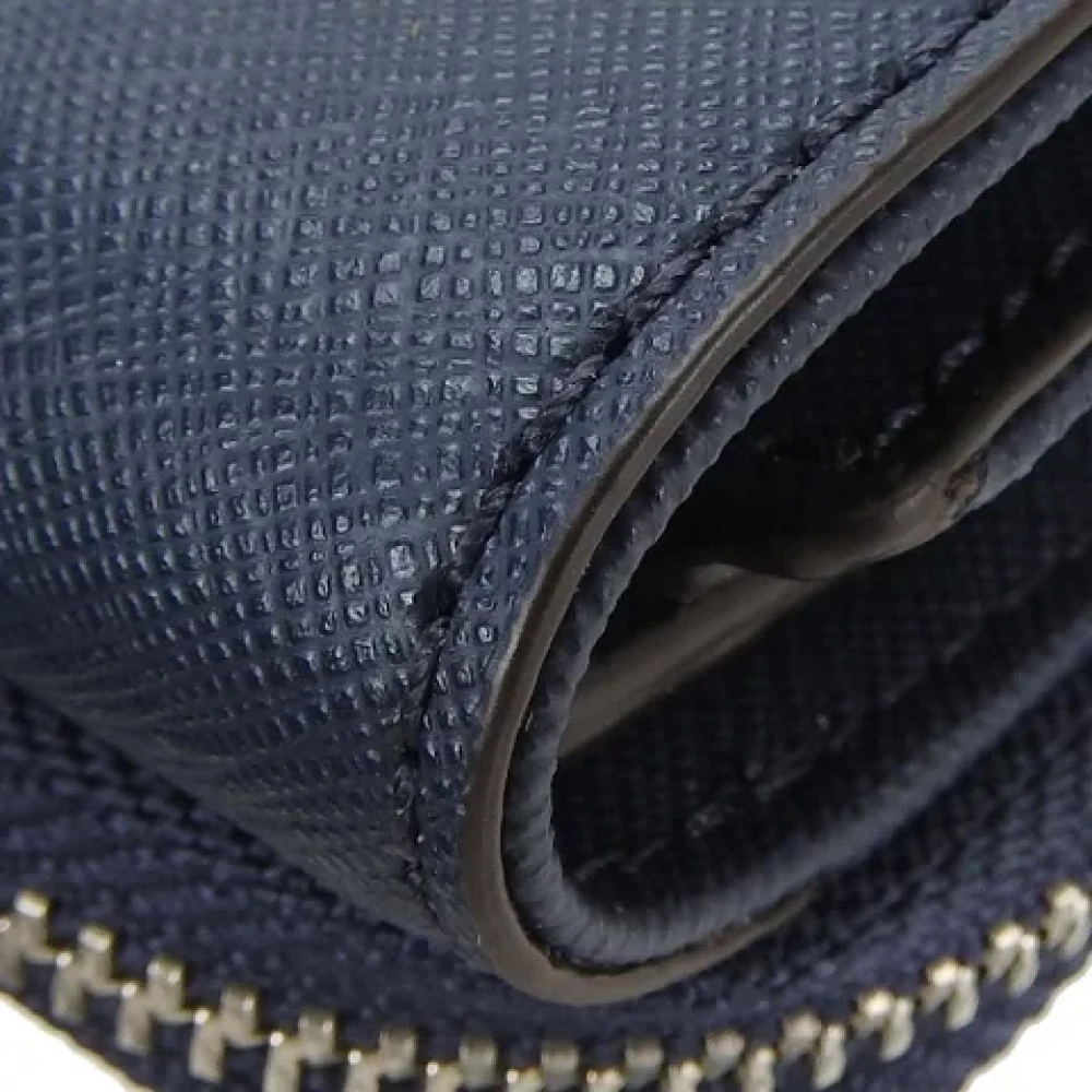 Michael Kors Pre-owned Leather wallets Blue Dames