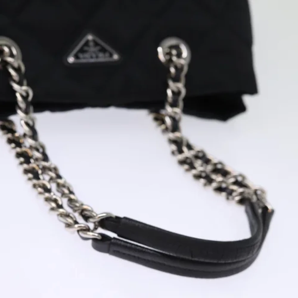 Prada Vintage Pre-owned Nylon prada-bags Black Dames