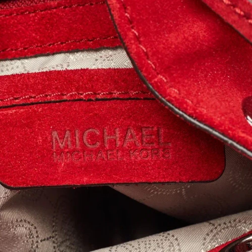 Michael Kors Pre-owned Leather handbags Red Dames