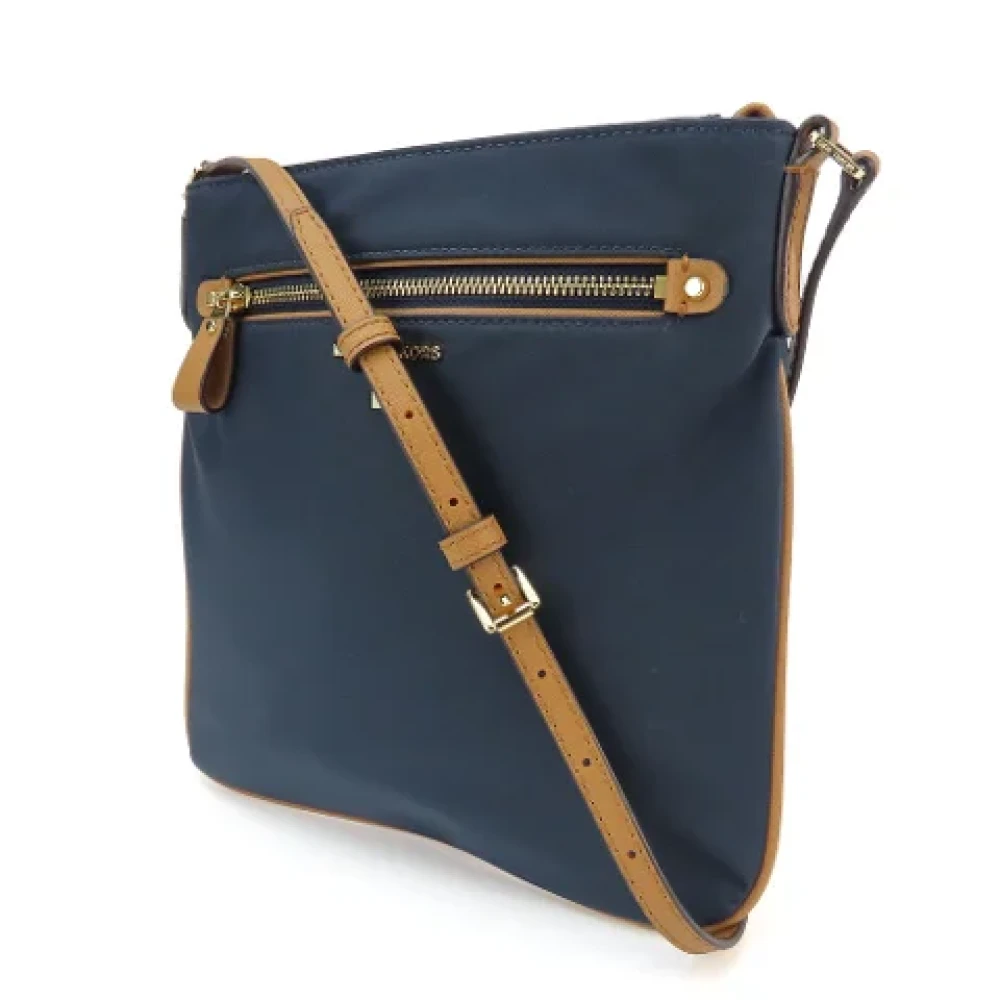 Michael Kors Pre-owned Canvas shoulder-bags Blue Dames