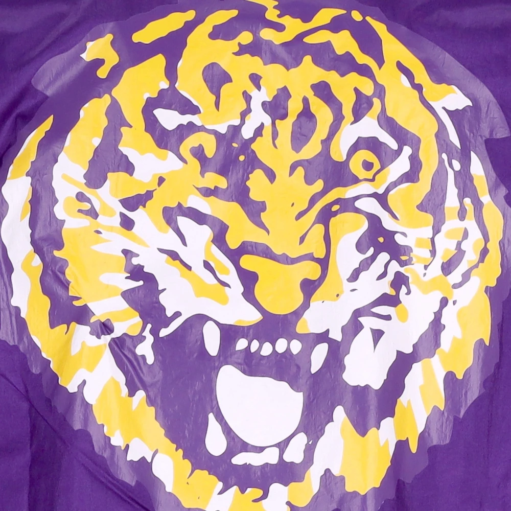 Mitchell & Ness LSU Tigers Windbreaker Full Zip Paars Purple Heren