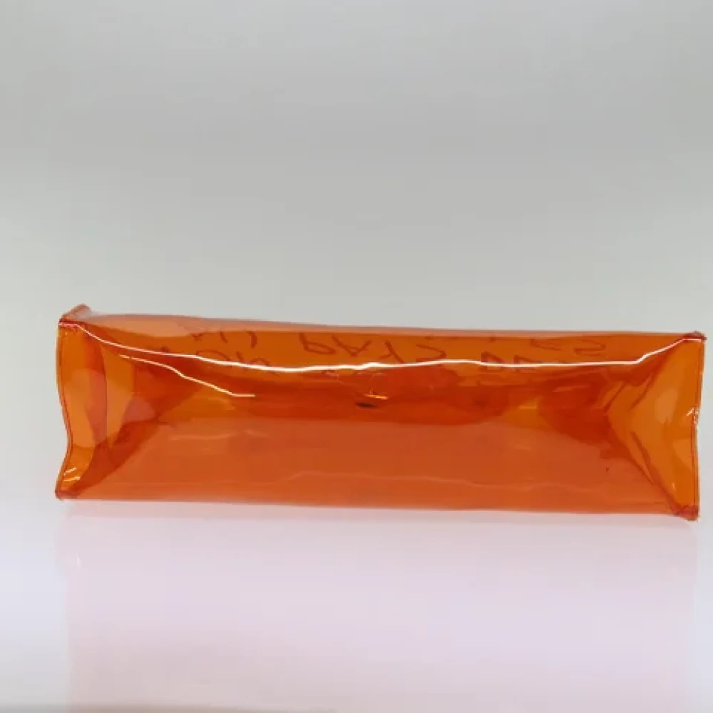 Hermès Vintage Pre-owned Canvas handbags Orange Dames