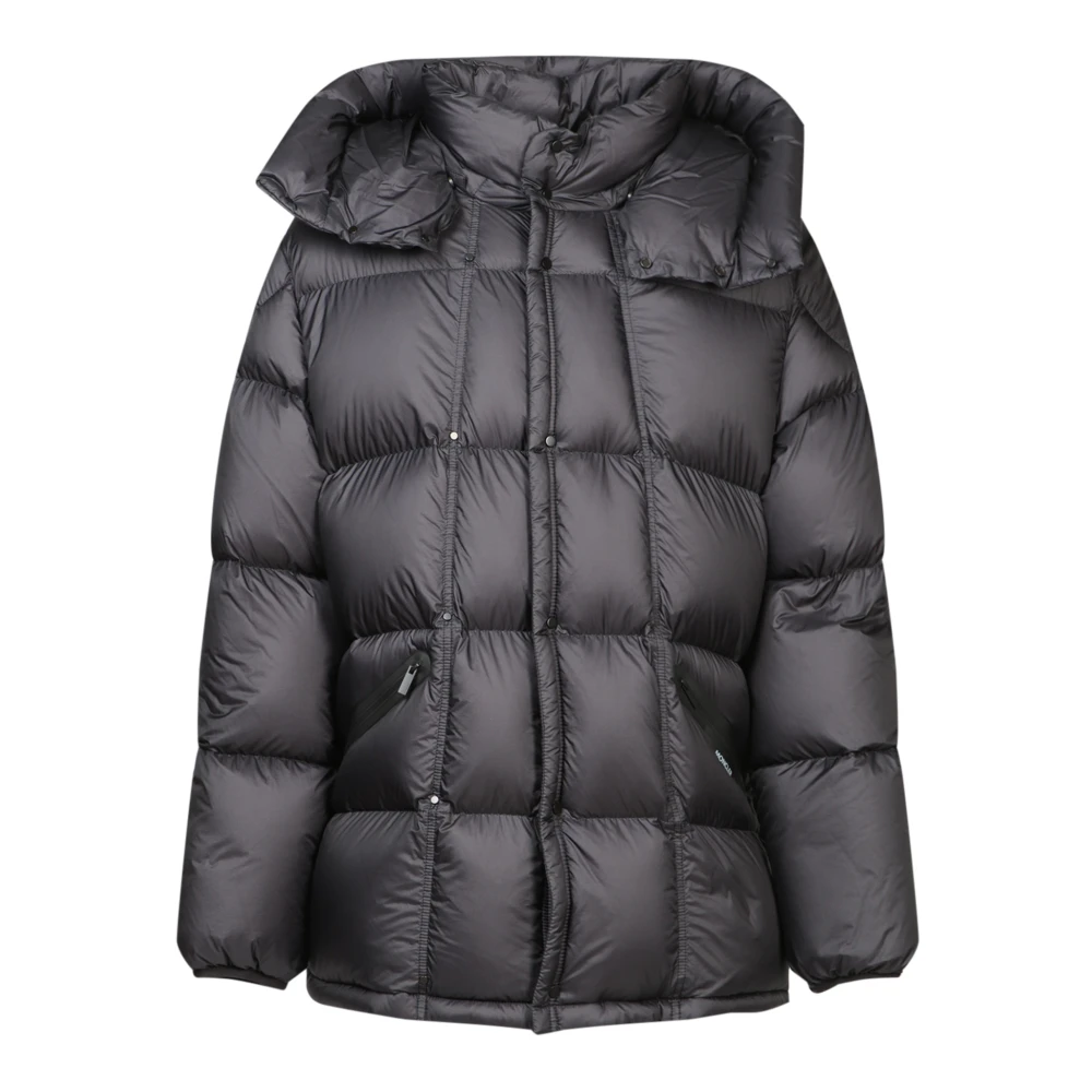 Moncler Waterafstotende Gewatteerde Hoodie Vest Blue Heren