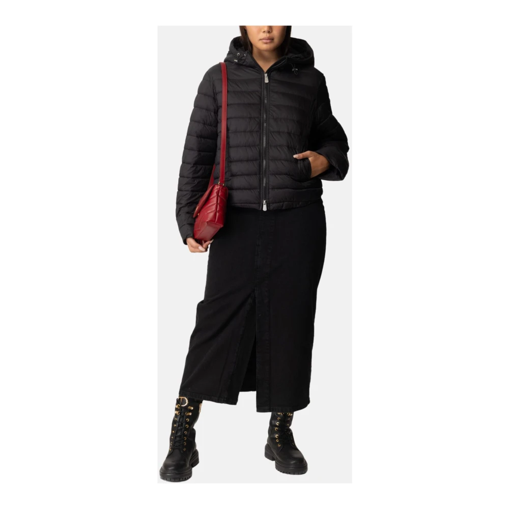 pinko Stijlvolle Jas voor Vrouwen Black Dames
