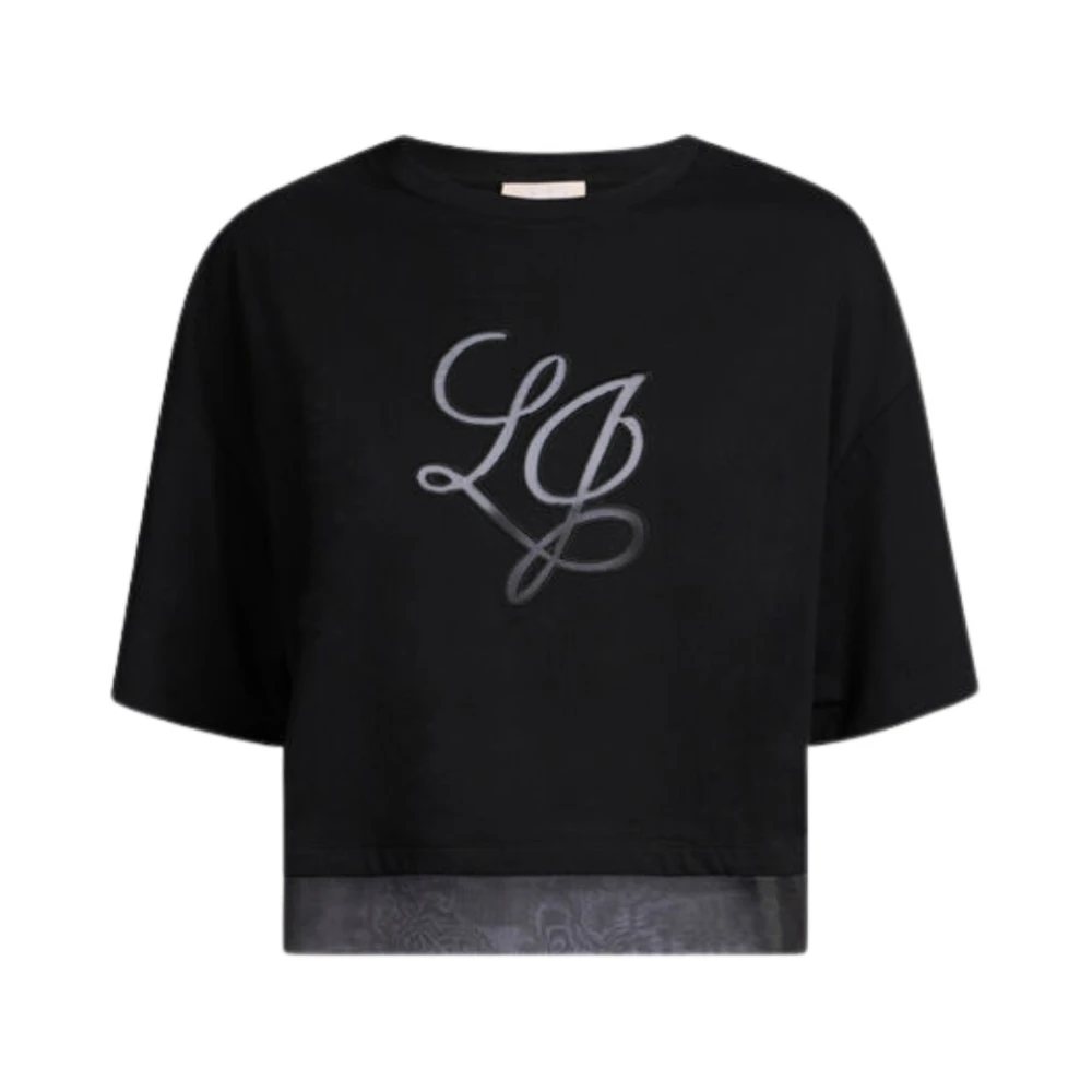 Liu Jo - Tops > T-Shirts - Black - Liu Jo - Modalova
