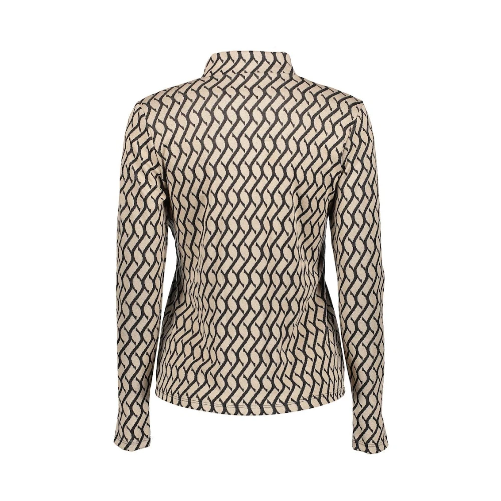 Geisha shirt Jacquard knit sustainable 32824-70 720 Beige Dames
