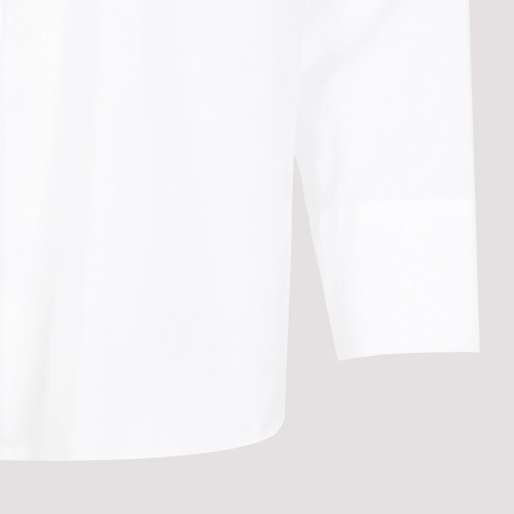 Max Mara Witte Katoenen Shirt Lodola Stijl White Dames