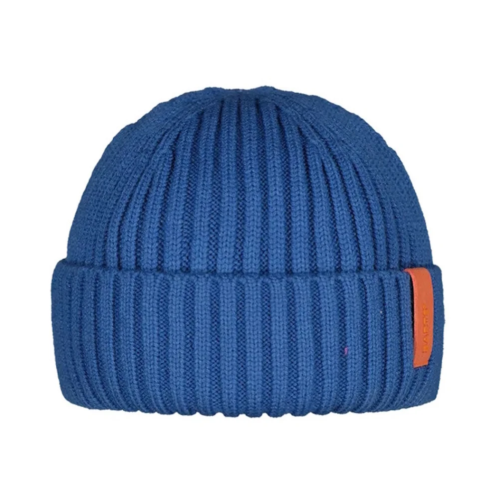 Barts Korte Fisherman Beanie Muts Blue Unisex