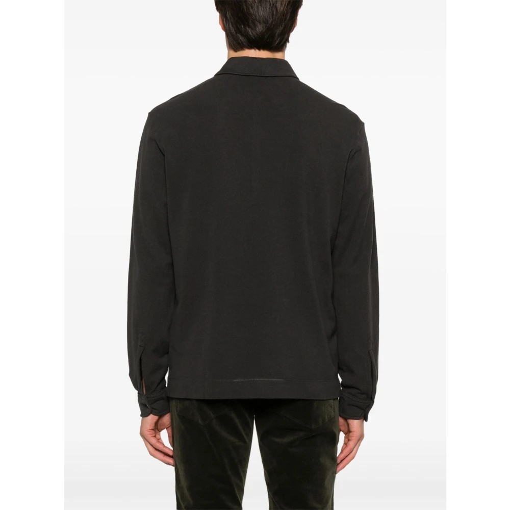 Massimo Alba Stijlvolle Ischia Polo Shirt Gray Heren