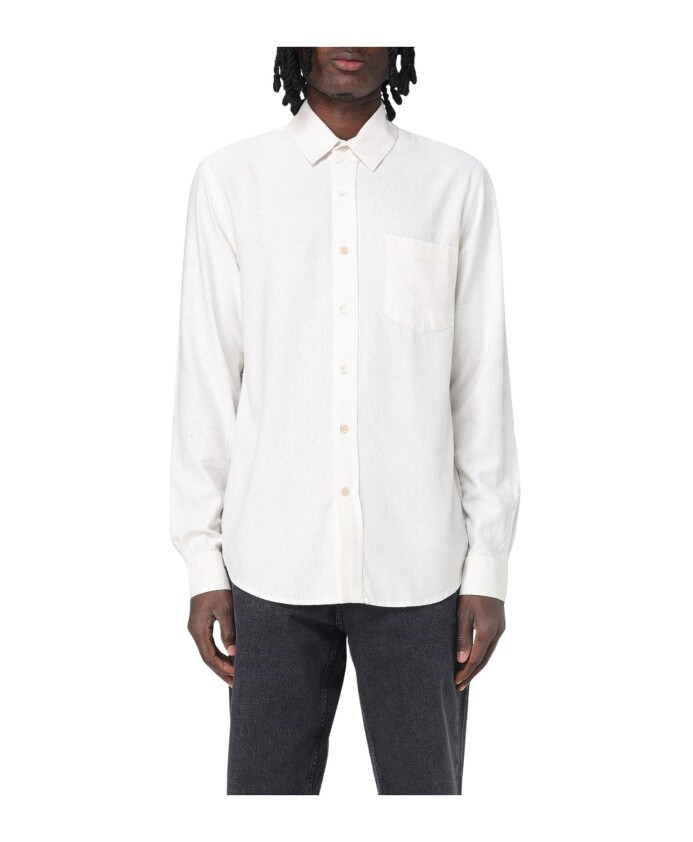 chemise-en-coton-blanc