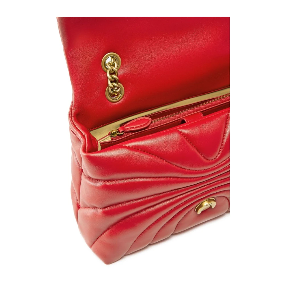 pinko Klassieke Love Puff Schoudertas Red Dames
