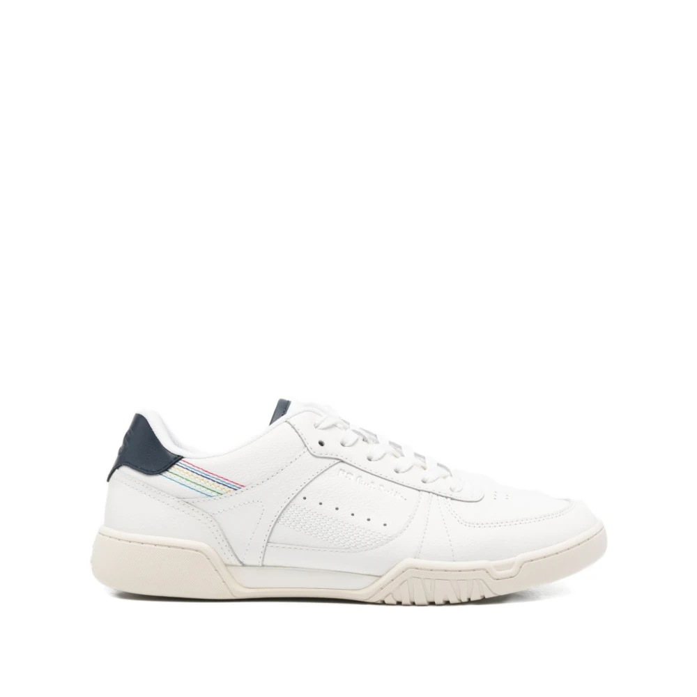 Ps By Paul Smith Men's White Sneakers, 10 Uk, Leather Trainers