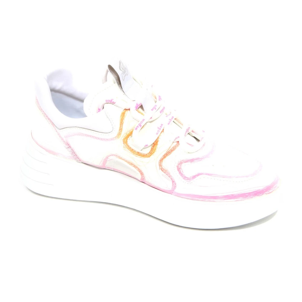 Hogan Rebel Sketch Effect Schoenen Dames Schoenen Wit