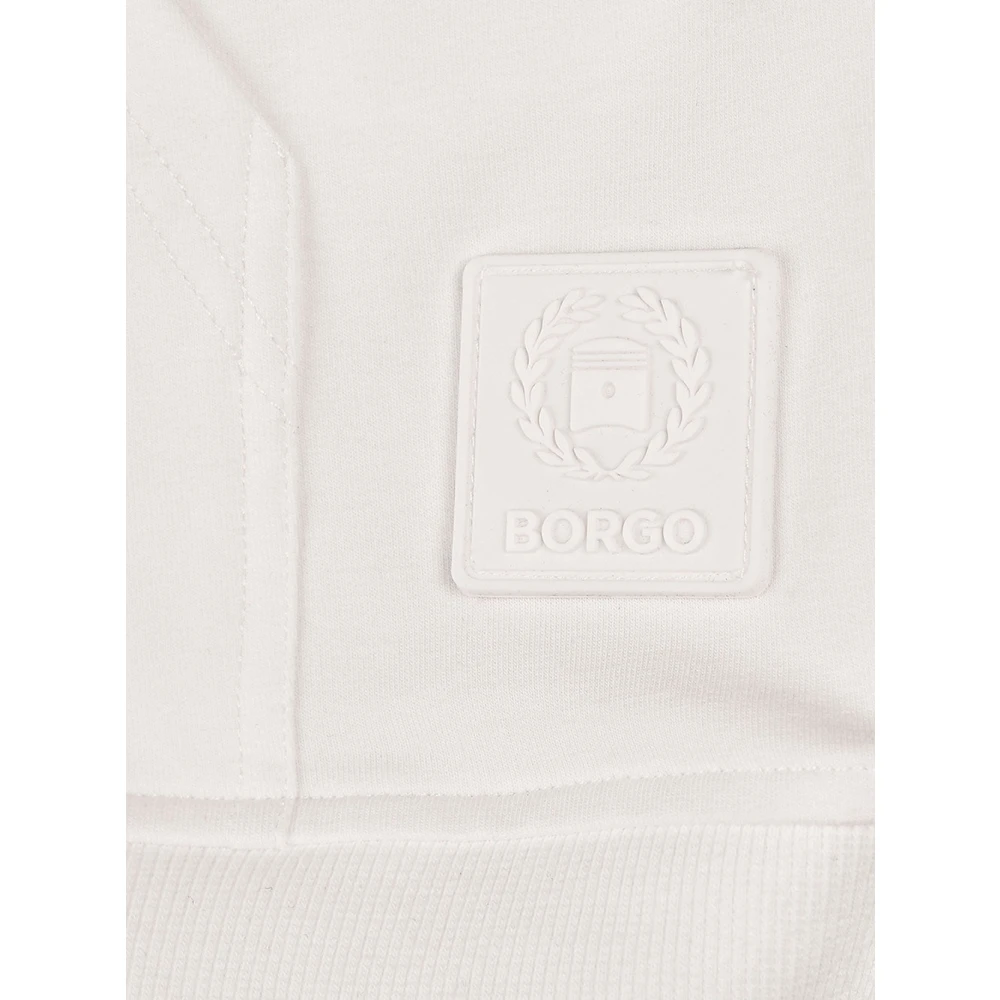 Borgo Lange witte hoodie van Vallelunga White Dames