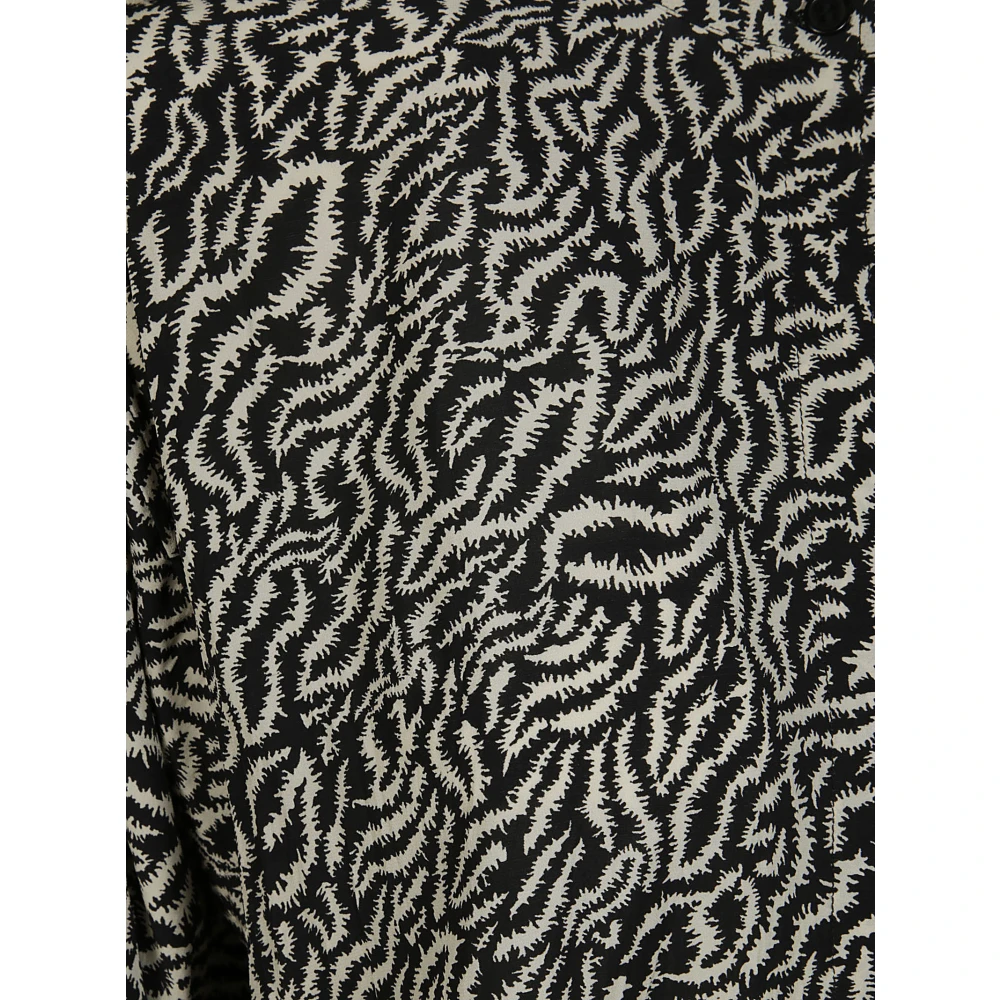 Isabel Marant Étoile Elegante bedrukte viscose overhemd Black Dames