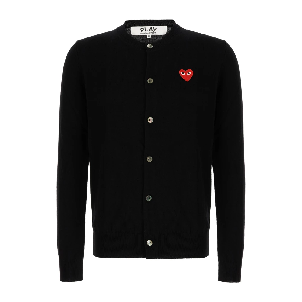 Comme des Garçons Play Stijlvolle Gebreide Collectie Black Heren