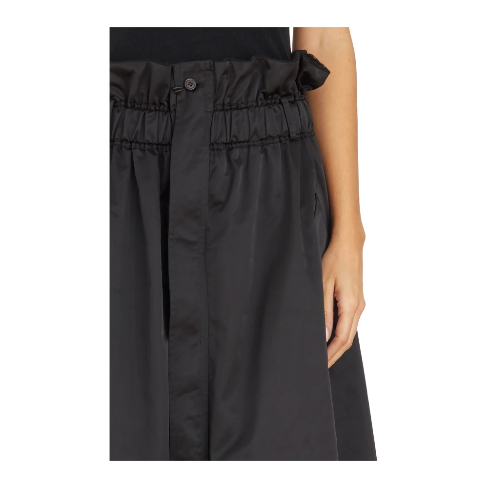 Comme des Garçons Tule Rok met Riem Black Dames