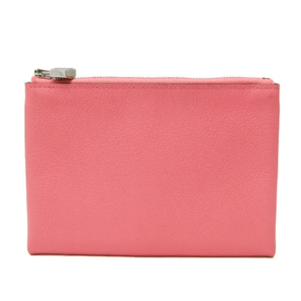 Hermès Vintage Pre-owned Leather pouches Pink Dames