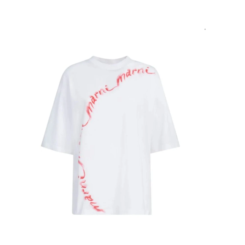 Marni Stijlvolle T-shirts en Polos White Dames